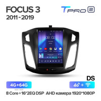 TEYES TPRO 2 Штатная магнитола For Форд Фокус 3 For Ford Focus 3 Mk 3 2011 - 2019 For Tesla style screen For Тесла Стиль Экран Android DSP 2DIN автомагнитола 2 DIN GPS мультимедиа автомобиля головное устройство