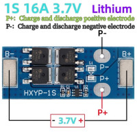 Защитная плата BMS 1S 12A 16A 24a 3,7 в LiFePO4 для литиевых батарей, 18650 4,2 в, защита от напряжения зарядки/короткого замыкания/перезаряда