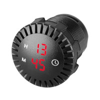 Электронные часы для автомобильной панели, 12 В/24 В, сенсорные цифровые водонепроницаемые часы для автомобиля, лодки, мотоцикла, светодиодный дисплей