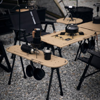 露營戰術IGT桌戶外野餐桌鋁合金野炊可攜式桌子摺疊野外裝備野營桌