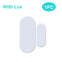 Умный датчик окон и дверей Tuya Zigbee 3,0 с датчиком освесветильник ности