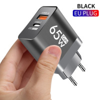 Зарядное устройство сетевое с USB-портом, 65 Вт, 3,0