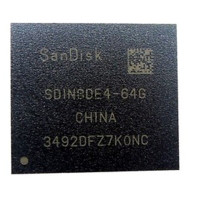 1шт ~ 10шт / лот SDIN8DE4-64G SDIN8DE4-64 8DE4-64G BGA153 EMMC 64 ГБ флэш-чип Новый и оригинальный