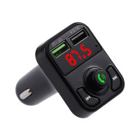 FM-передатчик Aux модулятор Bluetooth 5,0 автомобильный комплект громкой связи автомобильный аудио mp3-плеер двойной USB Автомобильное зарядное устройство с быстрой зарядкой 3.1A