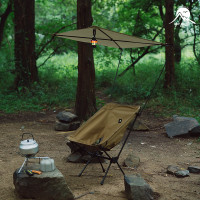 gopast戶外露營可攜式月亮椅鋁合金沙灘釣魚靠背凳超輕摺疊高背躺椅