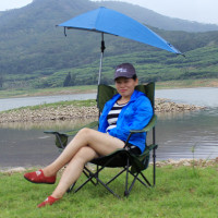 戶外遮陽傘椅 摺疊休閒椅 沙灘遮陽椅 遮陽釣魚沙灘傘椅 劇組椅