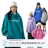 Sleepzoo 21AW/韓國街頭潮人多色logo連帽運動衫男女 秋冬寬鬆外套