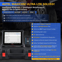 Autel MaxiCOM Ultra Lite S сканер автомобильные интеллектуальные диагностические инструменты расширенное программирование и кодирование ЭБУ, 40 + услуг PK MS909 Elite2