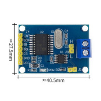 Плата модуля CAN Bus MCP2515 TJA1050, приемник SPI для 51 MCU контроллер рычага