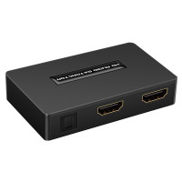 4K 60 Гц HDMI-Совместимый оптический аудио экстрактор Toslink SPDIF + 3,5 мм аудио Embedder 1080P 3D подходит для фонаря