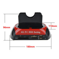 Док-станция для жестких дисков, 2,5/3,5 дюйма, SATA/IDE