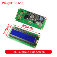Модуль ЖКД синий зеленый экран для Arduino 0802 1602 2004 12864 ЖК-символ UNO R3 Mega2560 дисплей PCF8574T IIC I2C интерфейс