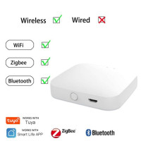 Шлюз Zigbee 3,0, совместимый с Bluetooth, мост для умного дома, дистанционное управление, устройства Tuya, работает с Alexa Google