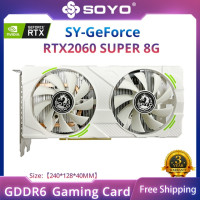 Игровая видеокарта SOYO Nvidia Geforce RTX2060 2060 SUPER GDDR6 8 ГБ, 256 бит