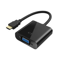 Кабель-переходник цифро-аналоговый HDMI (штекер)/VGA (гнездо), 1080P, HDTV, монитор для ноутбуков, ПК, проекторов